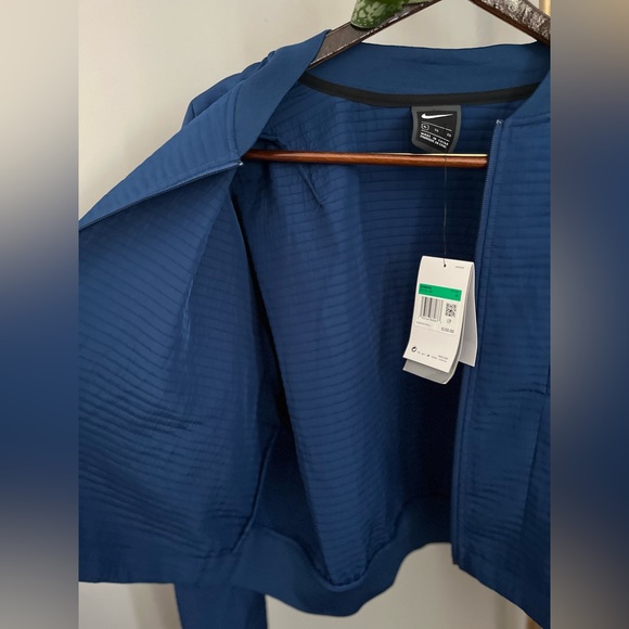 Nike Blue Crew Neck Zip Jacket ~ Size XL - Picture 6 of 10